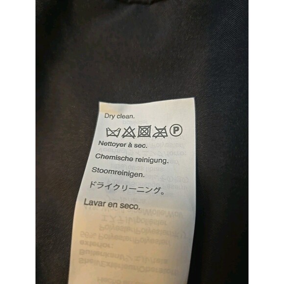 J. Crew Houndstooth Wool Blend Lined Classic Mock Neck Coat Size 10 - Picture 14 of 14